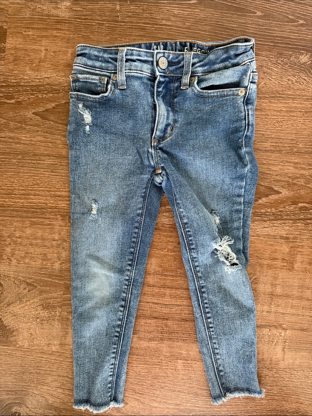 GAP Distressed Light Blue girls Skinny Jeans